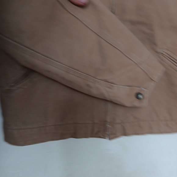 Carhartt Detroit Jacket Women's Size L Camel Tan Blanket Lined - Picture 4 of 16